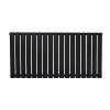 Flat Single Column Radiator - 600 x 1190mm - Black