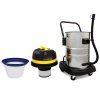 MAXBLAST Industrial Wet & Dry Vacuum Cleaner & Attachments, Powerful 1400W, 60 Litre, Stainess Steel