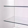 MonsterShop Taurus Retail Display Shop Counters Set & Glass Showcase Cabinet Units, Brilliant White