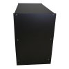 Retail Shop Counter Till Block Product Showcase Display Storage Cabinet Shelves Black - A1200