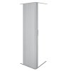 Tambour Shower Door - Silver