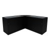 Iris LED Shop Counter Set CM60 & 2 x B1200 - Black