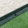 Flexible Lawn Edging Garden Border Grass Pathways Path Edge Vegetable Plot Flowerbed Raised Borders Rubber Artificial Grass Green | Pack of 46 x 1.2m