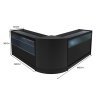 Adonis LED Shop Counter Set B1200, C1200 & CM60 - Black