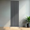 Flat Single Column Radiator - 1800 x 560mm - Anthracite Grey