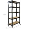 10 Monster Racking T-Rax Heavy Duty Shelving Unit Garage Strong Shelf Units, 75cm x 150cm x 30cm