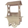 KuKoo Candy Cart, Wedding Favours Sweet Stall Birthday Christening, MDF Table Wood Stand
