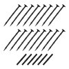 Flexible Lawn Edging Garden Border Grass Pathways Path Edge Vegetable Plot Flowerbed Raised Borders Rubber Artificial Grass Grey | Pack of 20 x 1.2m