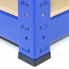 3 x Garage Shelving / Extra Large Shed Racking Unit 120cm Wide x 60cm Deep x 180cm High T-RAX + FREE Rubber Mallet