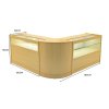 Adonis LED Shop Counter Set B1200, C1200 & CM60 - Maple