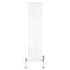 Flat Single Column Radiator & Valves - 1800mm x 420mm - White