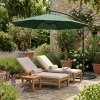 Cantilever Parasol 3m With Full Fan Base - Green