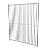 Dog Run Panels Galvanised Steel Kennel Heavy Duty Walk In Animal Enclosure Pen Fence Playpen Outdoor Support Bar 5cm Bar Spacing 1.84m x 1.5m Modular FREE Ground Fixing Brackets & Fixing Kit