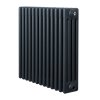 Traditional 4 Column Radiator - 600 x 605mm - Anthracite Grey