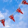 Union Jack Flag Bunting - 10m Durable Fabric - British Decor, Perfect for Indoor/Outdoor Events, Royal Celebrations & National Holidays