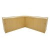 Demeter LED Shop Counter Set K1500, B1500 & LM60 - Maple