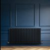Traditional 4 Column Radiator - 600 x 1190mm - Anthracite Grey