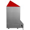 Hot Dog Steamer Cooker Electric Warmer Stainless Steel Machine Commercial Sliding Glass Doors Removable Solid Shelf 2 Grated Trays Adjustable Thermostat 30C - 110C 2000W FREE Tongs 3 Sauce Bottles