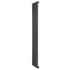 Flat Single Column Radiator - 1600 x 280mm - Anthracite Grey