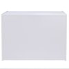 Retail Shop Counter Till Block Product Showcase Display Storage Cabinet Shelves White - A1200