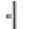 MonsterShop Stainless Steel Balustrade 900mm High End Post, Decking Landing Staircase, Brushed Metal