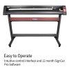 Vinyl Cutter Plotter Extra Large 59 inch Optical Eye Laser Guiding Business Sign Sticker Cutting Making & Flexi Starter Software