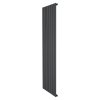 Flat Single Column Radiator - 1800 x 560mm - Anthracite Grey