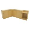 Europa LED Shop Counter Set B1500, C1500, TB60 & LM60 - Maple