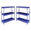 Monster Racking, Lightning Van Racks Metal Shelves Tool Storage Unit Duo, 116.5cm x 115cm x 34.8cm
