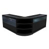 Harmonia LED Shop Counter Set B1500, C1500 & LM60 - Black