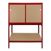 Garage Workbench Red Pegboard Drawer Shelves LED Light Heavy Duty Steel Wooden Workshop Industrial Shed DIY Work Table Desk Tool Storage Station Unit 370kg Total Capacity 40 Hooks Rubber Mallet