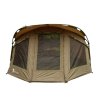 2 Man Fishing Bivvy Tent Carp Fishing Green Dome Overnight Shelter Angler Camping Waterproof Tackle Brolly System Pram Hood PVC Window Groundsheet FREE Shoe Mat Carry Bag Pegs & Mallet Included