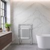 Traditional Heated Towel Rail Radiator - 950mm x 660mm - White
