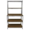 Workbench Table Boltless Worktable Galvanised Metal Shelving Storage Racking Massive 900kg Capacity Heavy Duty With FREE Rubber Mallet