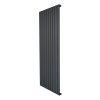 Flat Single Column Radiator - 1600 x 700mm - Anthracite Grey