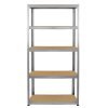 Garage Racking Bundle 4 x 90cm Heavy Duty Racks & 1 x Corner Unit / Galvanised Steel Storage Shelving Warehouse Shed Heavy Duty Rack