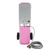 Portable Horse Shower With Steel Trolley Pink 18L Tankless Instant Hot Water Gas Boiler LPG Heater 10m Water Hose & 9-Pattern Spray Gun Camping Outdoor 10