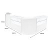 Phoenix LED Shop Counter Set CM60, TB60 & 2 x C1200 - White
