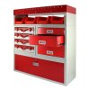 Monster Racking Firecracker Secure Van Racking Garage Storage Unit Red 101.6cm x 117.8cm x 36cm