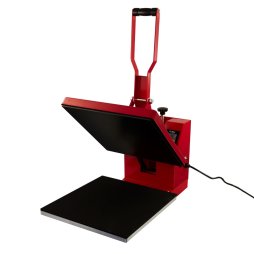 Heat Press Digital Transfer Machine Sublimation Printer 38 x 38cm Flat Clam Teflon Sheet Touchscreen Display Adjustable Pressure Ink Vinyl 250?C DIY Professional T-shirt Business 10 Sublimation Sheets
