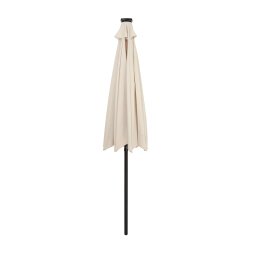 LED Tilt Parasol 2.7m - Cream