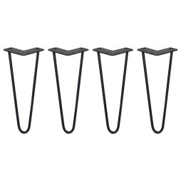 4 x Hairpin Legs / Hair Pin Legs Set SkiSki Legs Furniture Desk Bench Chair Table 12