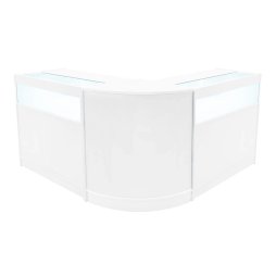 Iris LED Shop Counter Set CM60 & 2 x B900 - White