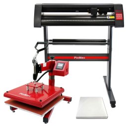 PixMax Heat Press Machine & Vinyl Cutter Plotter Tshirt Printing Vinyl Transfer SignCut