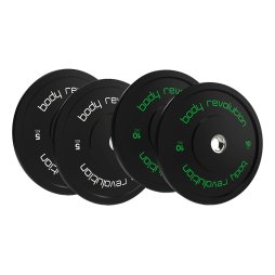 Olympic Bumper Plates Black 30kg Set (2 x 5kg) + (2 x 10kg)
