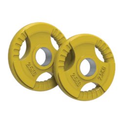 Olympic Tri-Grip Rubber Weight Plates 2.5kg Pair