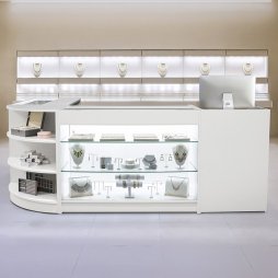 Sagittarius LED Shop Counter Set LM60, TB60 & 2 x B1500 - White