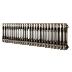 Traditional 2 Column Radiator - 300 x 1190mm - Raw Metal