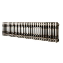 Traditional 2 Column Radiator - 300 x 1460mm - Raw Metal