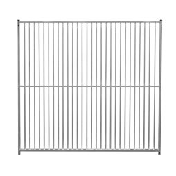Dog Run Panels Galvanised Steel Kennel Heavy Duty Walk In Animal Enclosure Pen Fence Playpen Outdoor Support Bar 5cm Bar Spacing 1.84m x 2m Modular FREE Ground Fixing Brackets & Fixing Kit